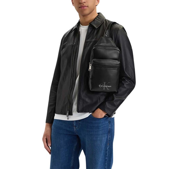 Calvin Klein Τσάντα ώμου Bold Logo Webbing Sling